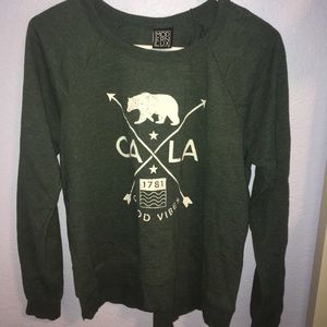 Green Sweatshirt -Children’s Youth size large